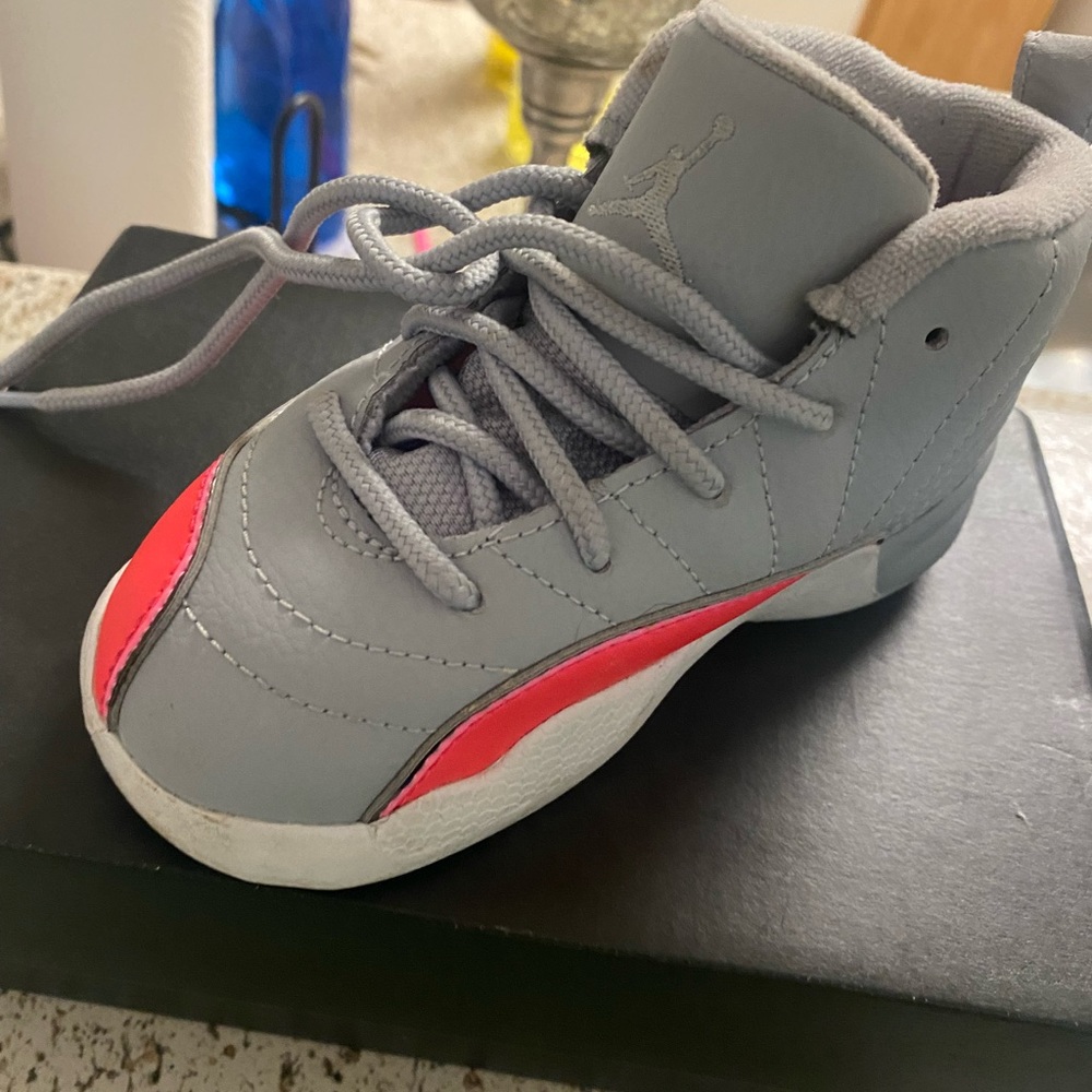 Pink toodler Jordan 12s